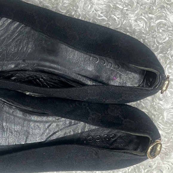 Gucci GG Canvas Interlocking Gg Ballet Flats - Picture 4 of 10